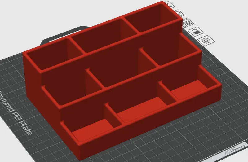 Square Desk Organizer