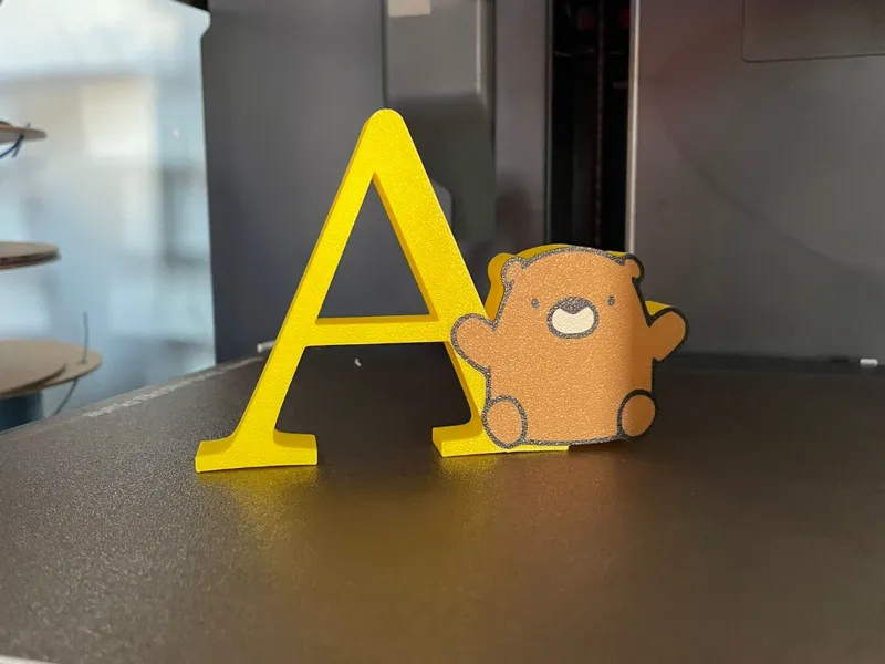 Lettere Decorative teddy letter 