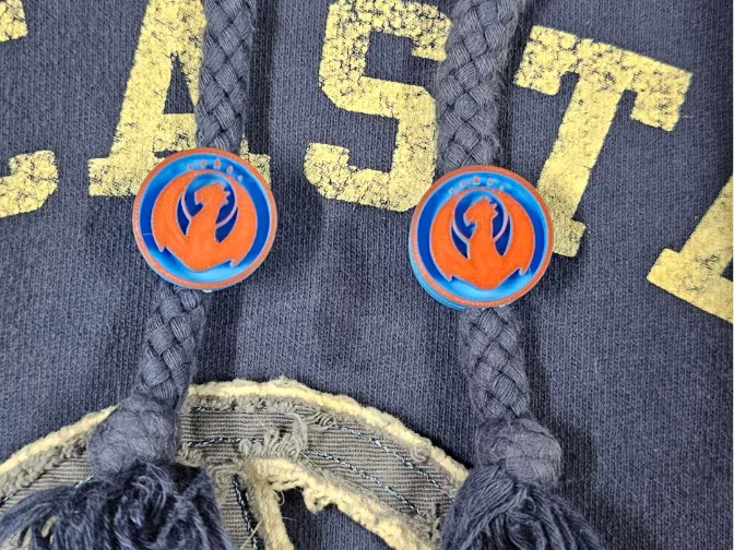 Izzet Symbol MTG Drawstring Bead