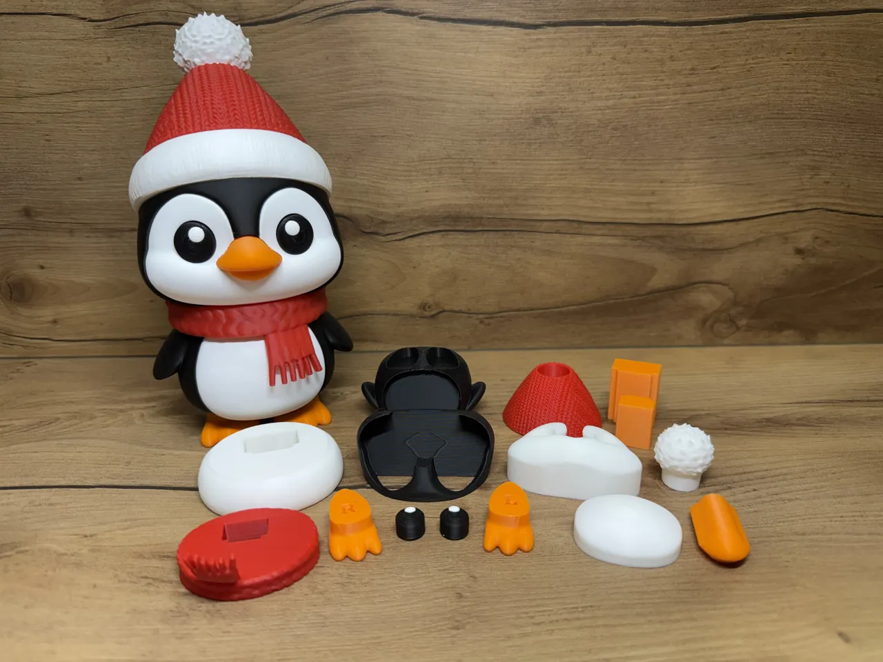 Pingouin Noël multipart no AMS view 2