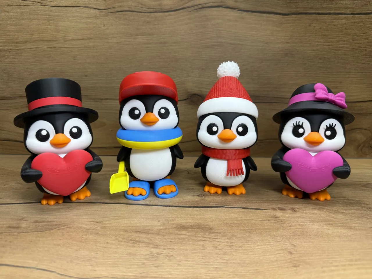 Pingouin Noël multipart no AMS view 3