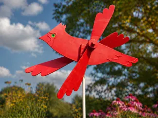 Cardinal wind spinner