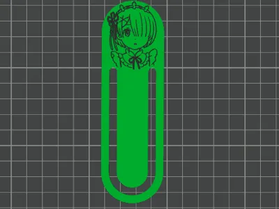 Rem Anime Bookmark | Elegant Page Holder