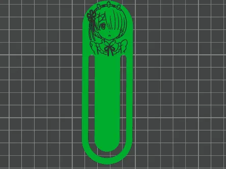 Rem Anime Bookmark | Elegant Page Holder