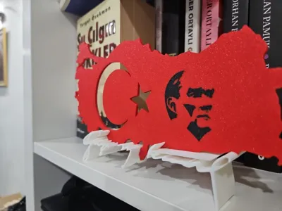 Adorno decorativo firmado por Atatürk, diseño especial, regalo coleccionable