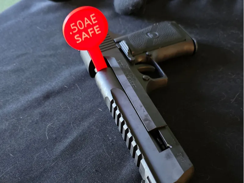 .50 AE Weapon Safe Flag