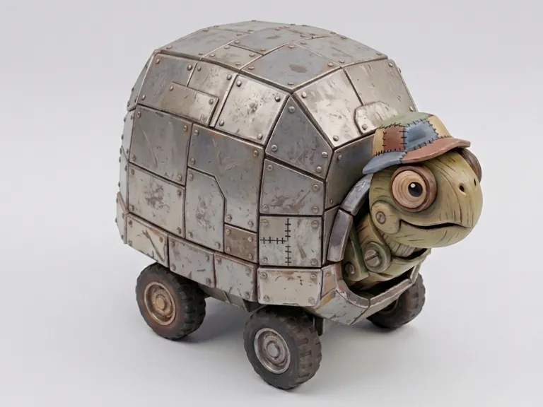 The Rolling Turtle / Schildkröte auf Rädern