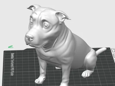 Cartoon Pitbull Dog