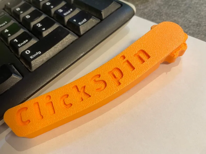 Klick Daumen - Fidget Spinner als Print-in-Place