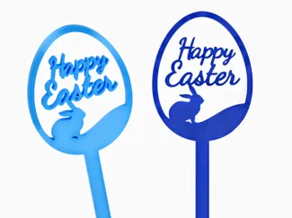 Easter topper for cupcake \ cake \ plants \ decor