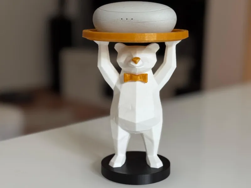 Deko Bär Tablett