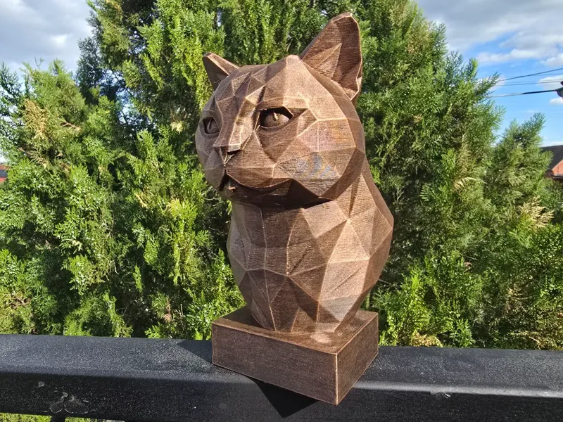 British Shorthair Cat Bust