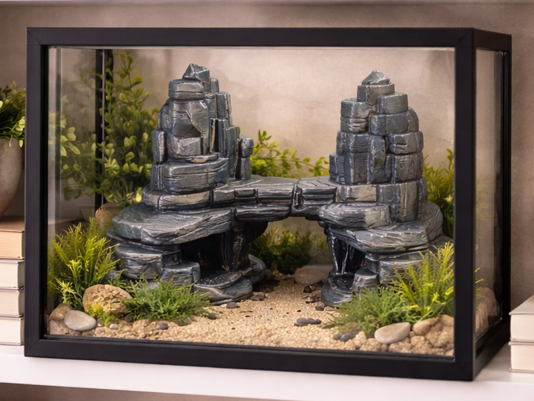 Twin Spire Rock Bridge Hide – Canyon Arch Habitat