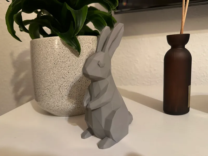 Cute Low Poly Bunny – Standing Pose