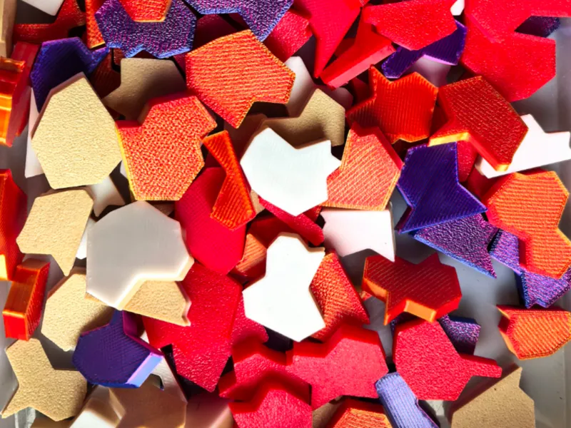 irregular random jigsaw puzzle 