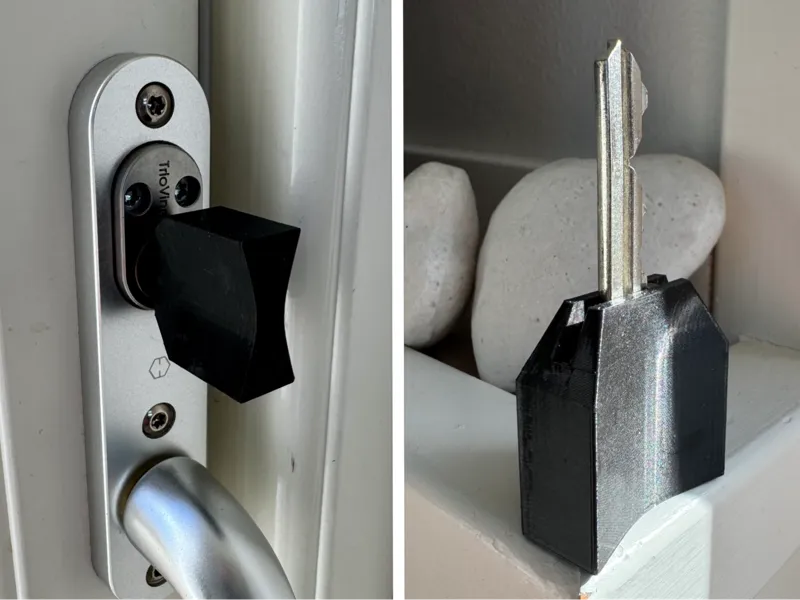 Key handle for better grip