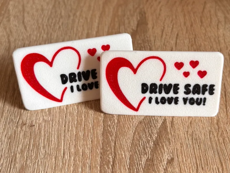 Auto Lüftungsclip - Drive safe i love you