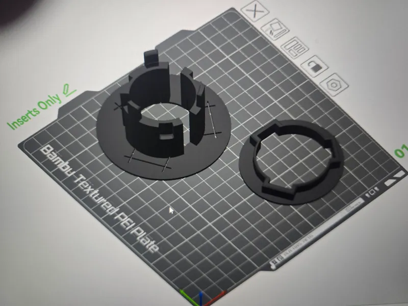 a1 mini AMS spool Holder elegoo