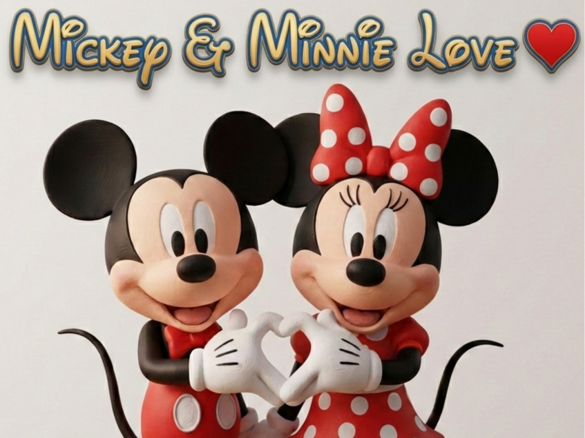 Mickey & Minnie Love- San Valentin Special Edition