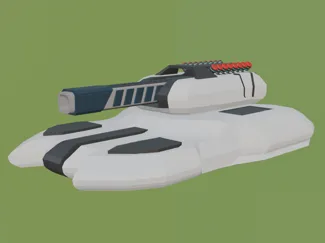Futuristic Hover Tank