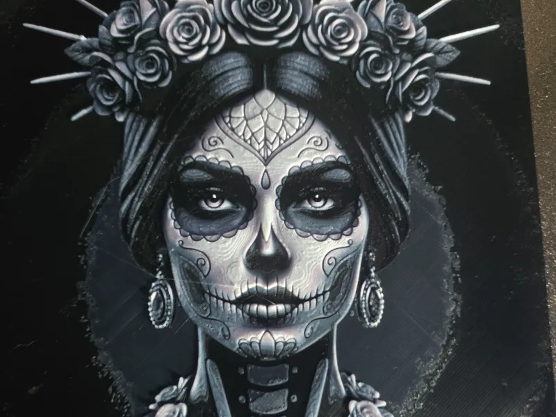 Catrina skull neckless