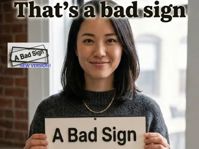 That's a bad sign