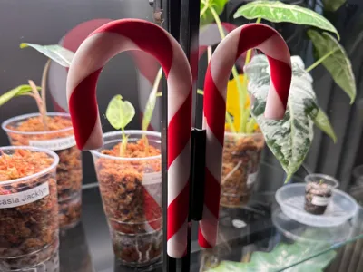 Candy Cane handles for Ikea Rudsta