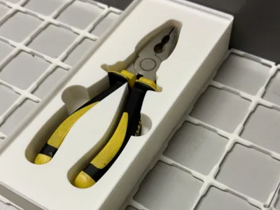 workzone combination pliers shadowbox gridfinity 