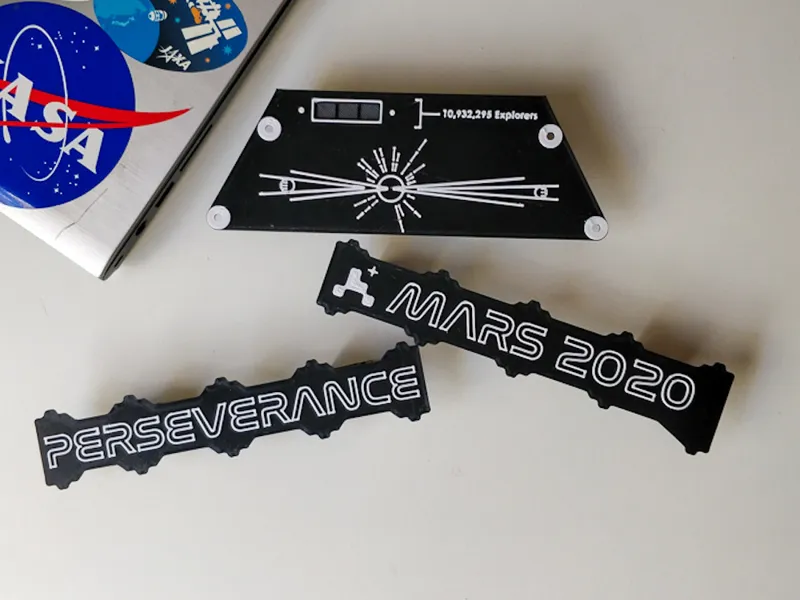 NASA Perseverance Plates