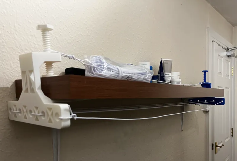 Under Shelf Clothes Airer
