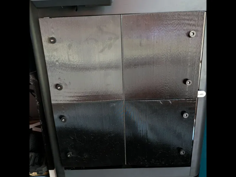 TPU Privacy Door cover for the P1S and X1C