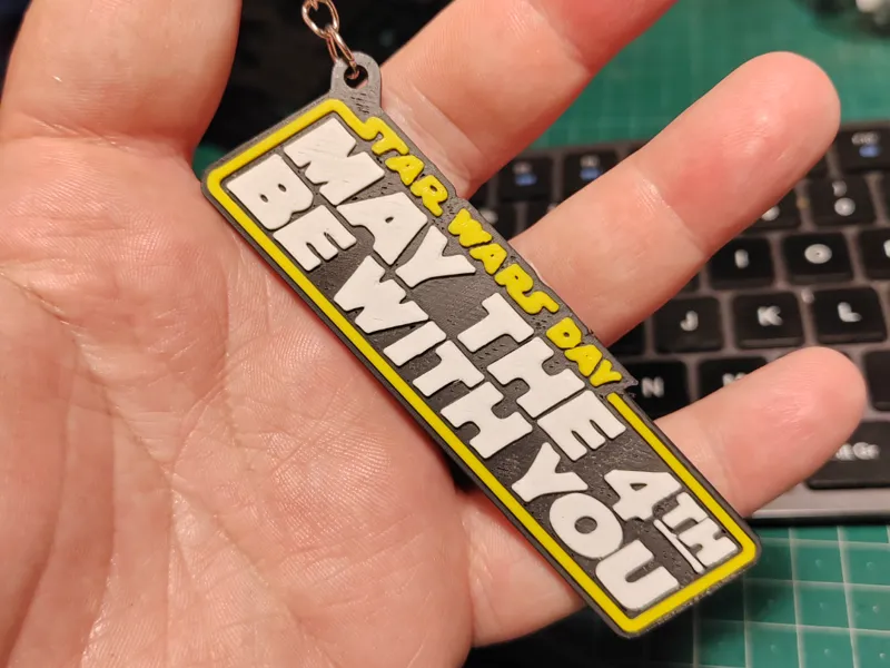 Star Wars Day - May the 4th Be With You Keychain