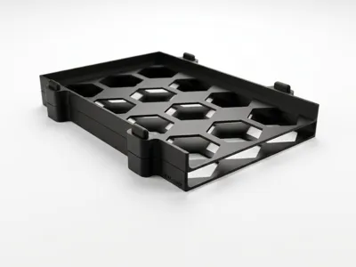 HEXA-STACK Stackable Half Letter Tray -No Supports