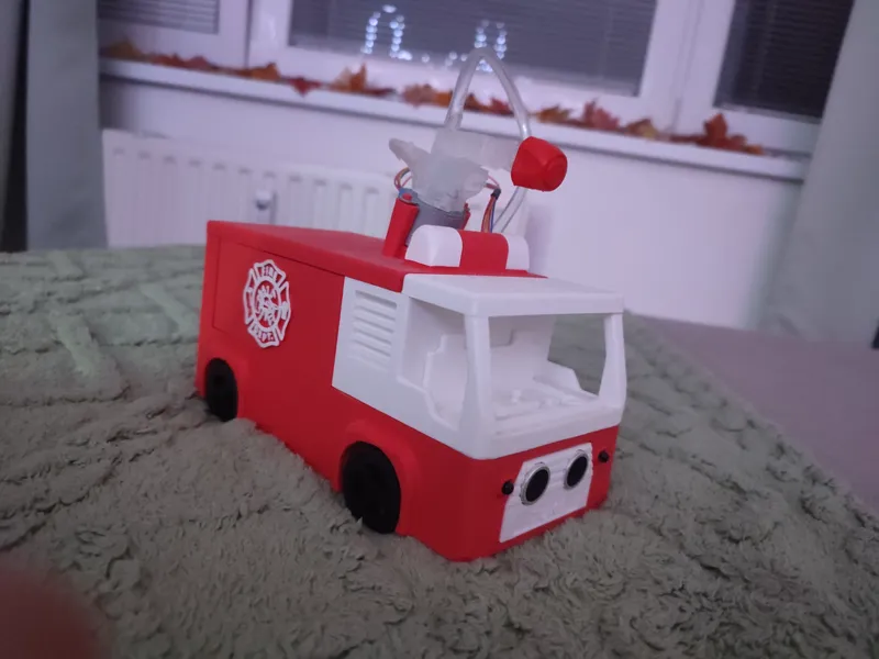 Autonomous fire truck