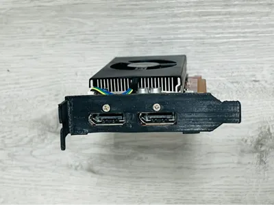 Low profile bracket for Dell AMD RX6500
