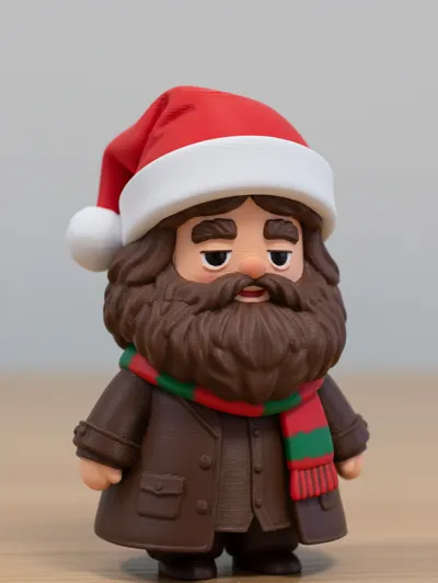 Adorno de regalo de Navidad de diseño especial, figura decorativa de Hagrid de Harry Potter, coleccionable