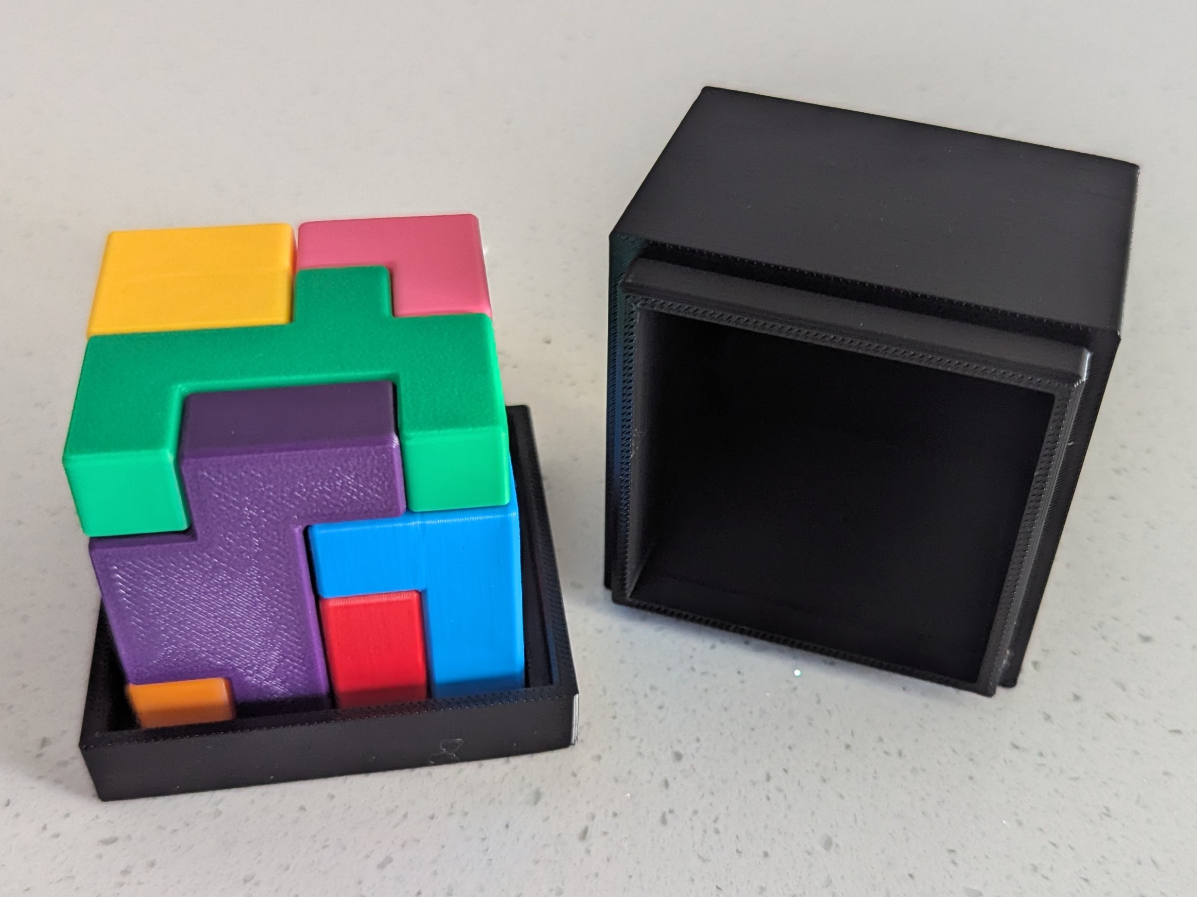 Miniatura 4 do modelo 3D 8 Piece Puzzle Cube