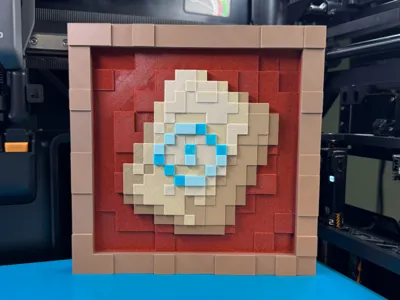 Eye Armor Trim - Minecraft Item Frame