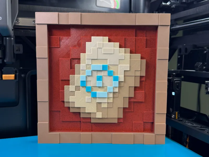 Eye Armor Trim - Minecraft Item Frame