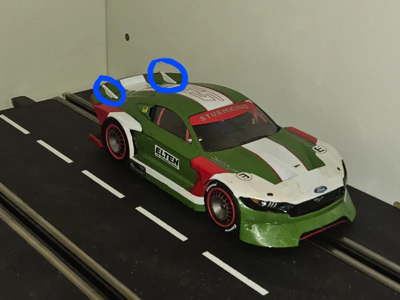 Carrera Slotcar Ford GTY Spoiler (Wing)