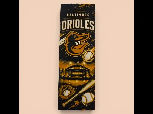 MLB Baltimore Orioles 50mm by 150mm Bookmark