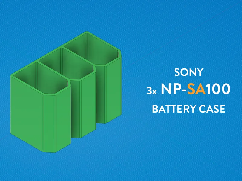 Sony 3x NP-SA100 Battery Case