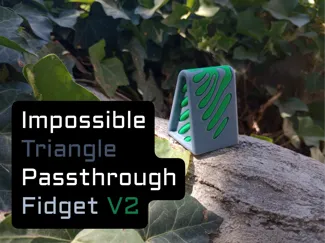 V2 Impossible Triangle Passthrough Fidget