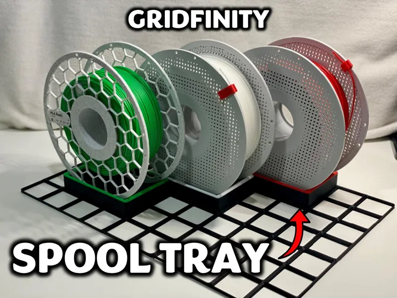 Gridfinity Spool Tray