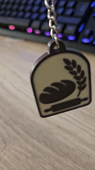 Bakery Keychain