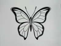 Papillon ajouré mural — photo 2