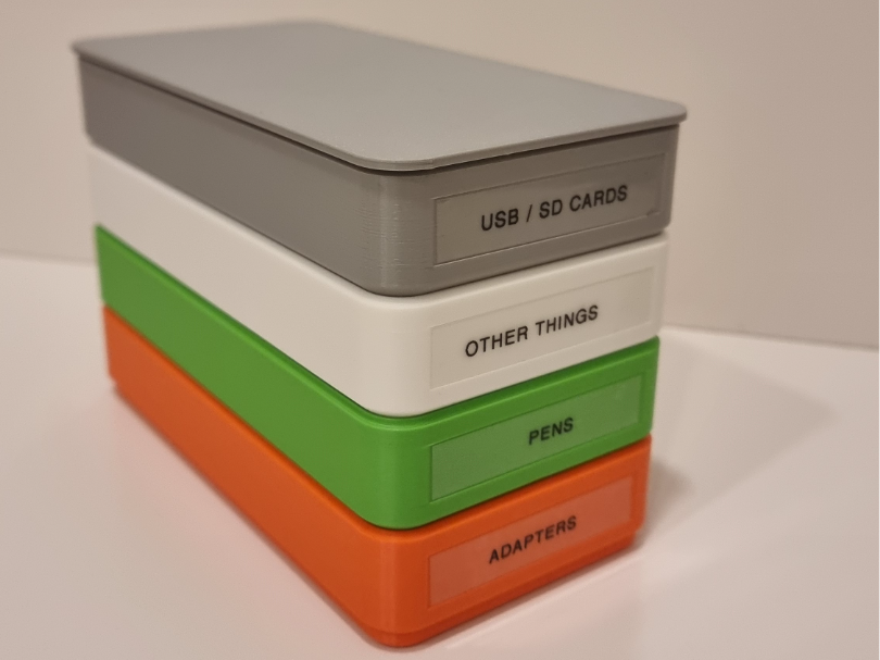 Stackable Desk Organizer for Small Items (Modular)
