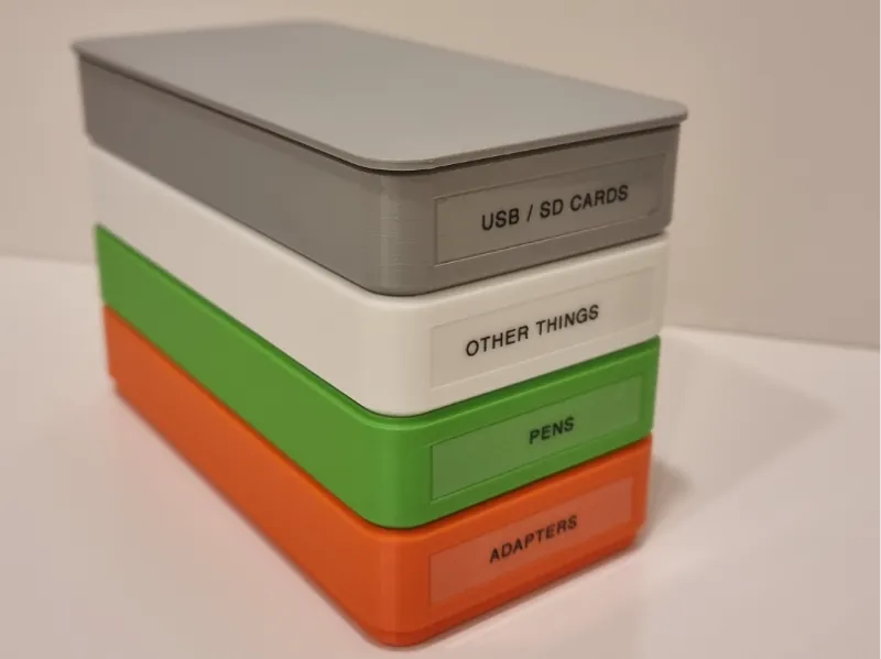 Stackable Desk Organizer for Small Items (Modular)