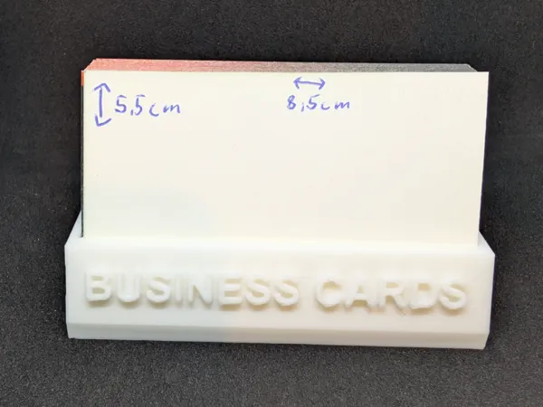 Présentoir pour cartes de visite