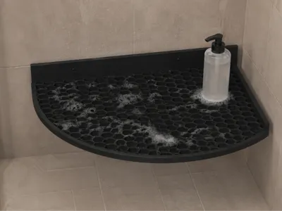 Honeycomb Shower Shelf